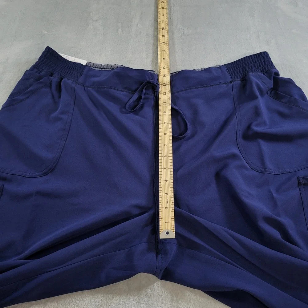 Scrubstar Premium Performance Navy Blue Scrub Pants 3XL Straight Leg WM04B121A